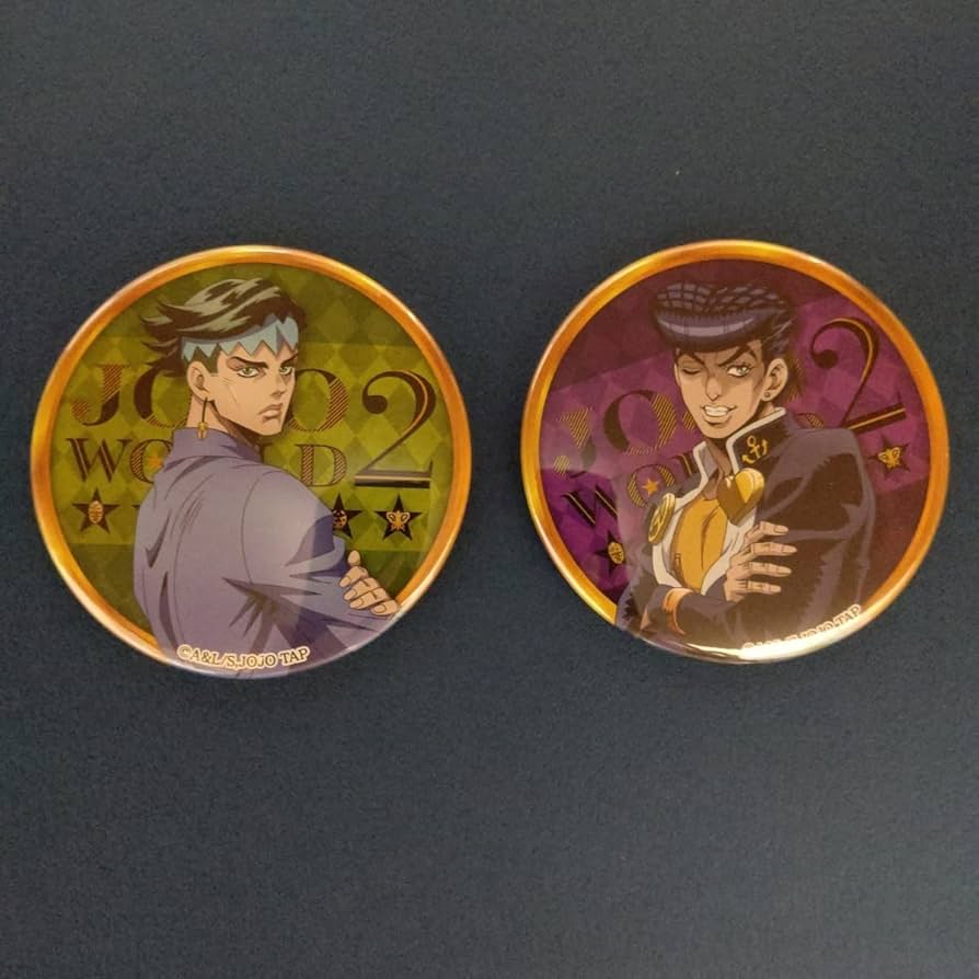 Amazon.co.jp: ジョジョワールド2 缶バッジ セット JOJO WORLD2